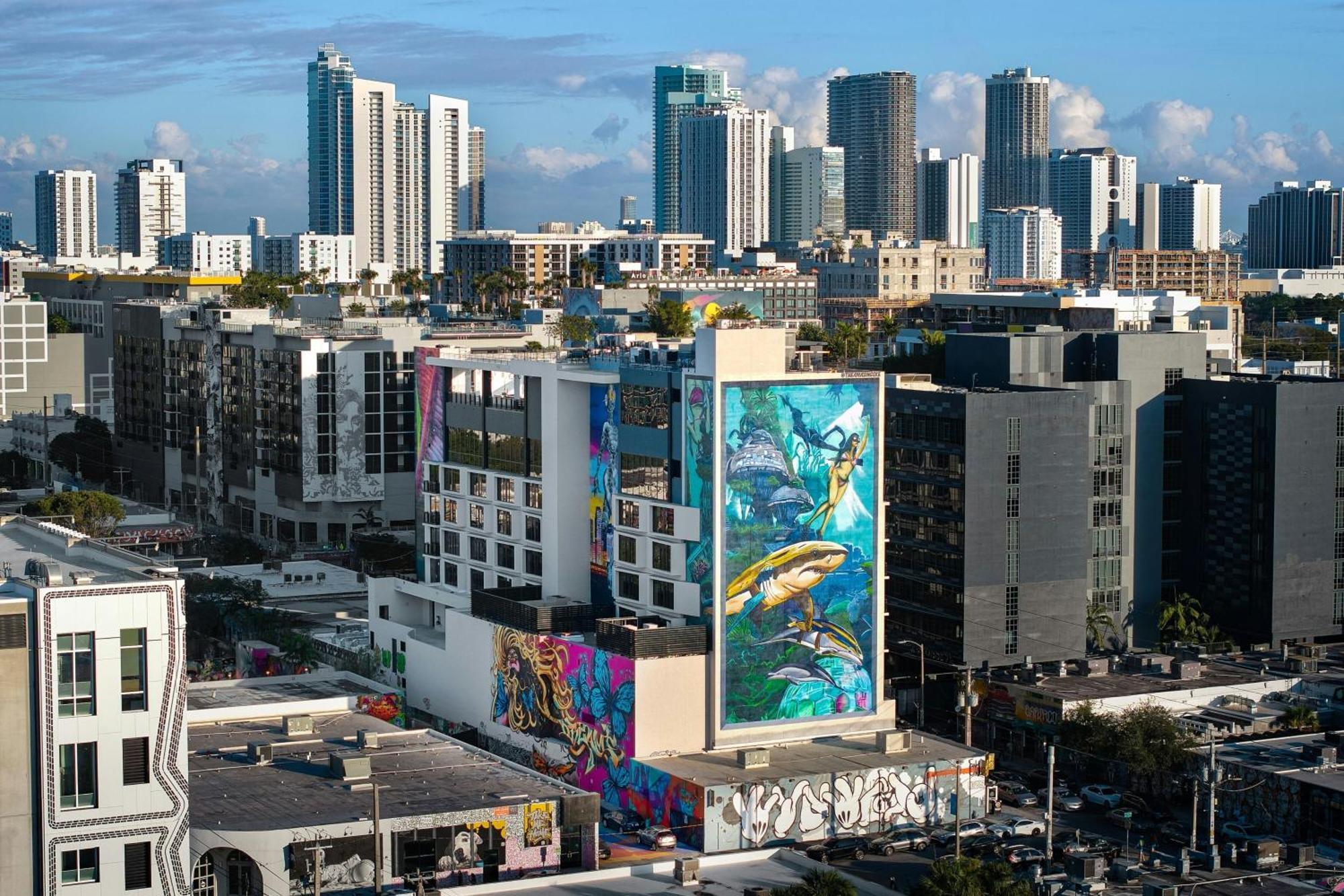 Moxy Miami Wynwood Hotell Exteriör bild