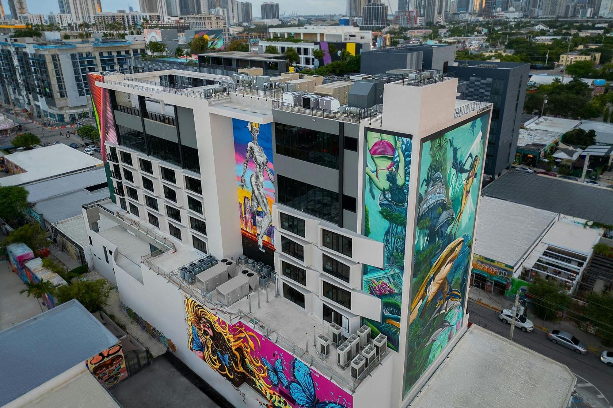 Moxy Miami Wynwood Hotell Exteriör bild