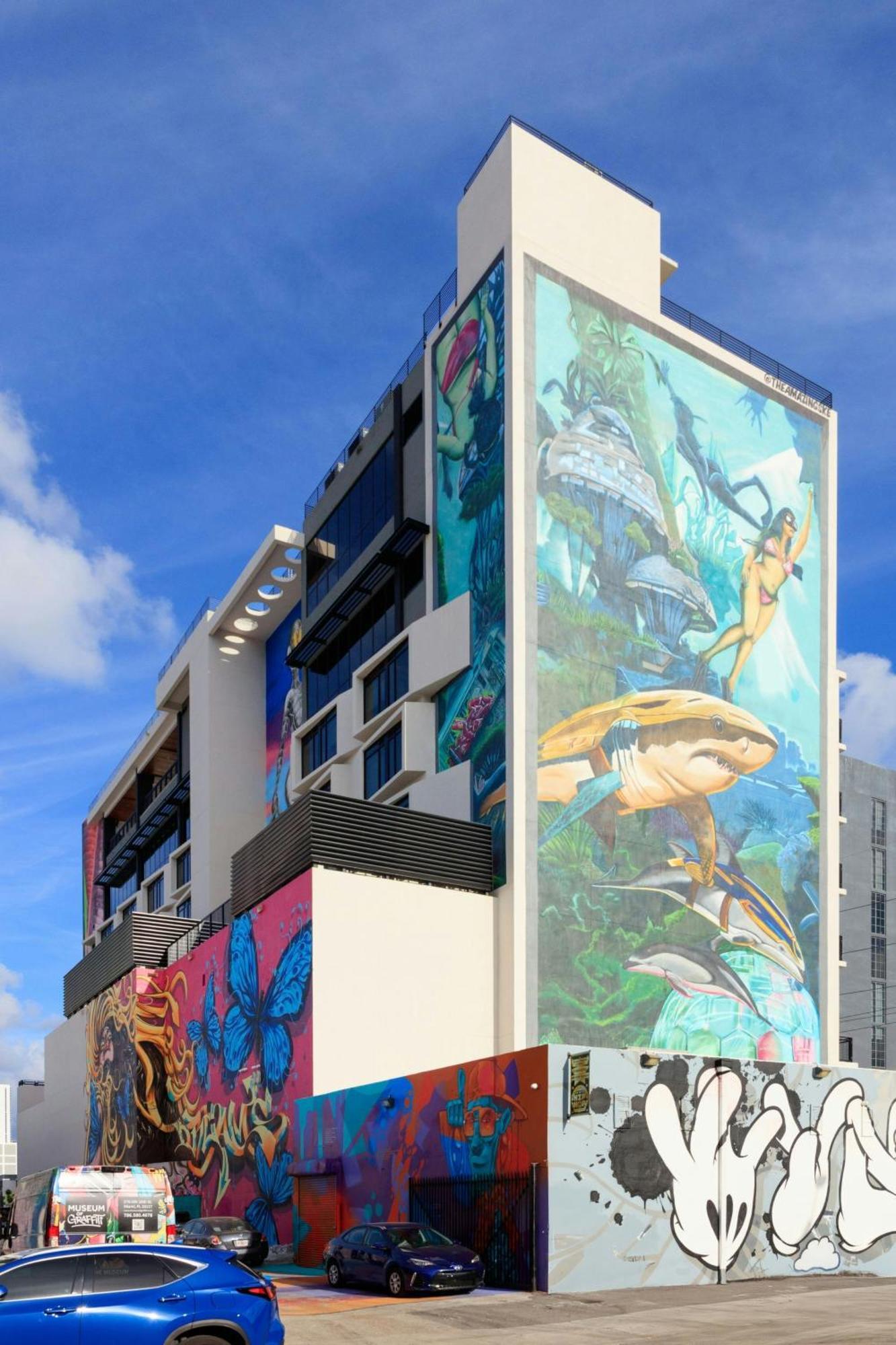 Moxy Miami Wynwood Hotell Exteriör bild